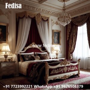 Vintage Bedroom Classic Bed Design No-3054
