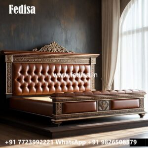 Amazing Royal Bedroom Bed Design No-3057