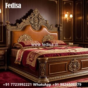 Traditional Royal Bedroom Bed Design No-3082