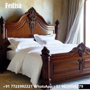 Master Bedroom Royal Bed Design No-3088