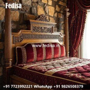 Royal Bedroom Decor Bed Design No-3147