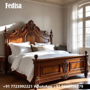 Beautiful Royal Wooden Bed Design No-3155
