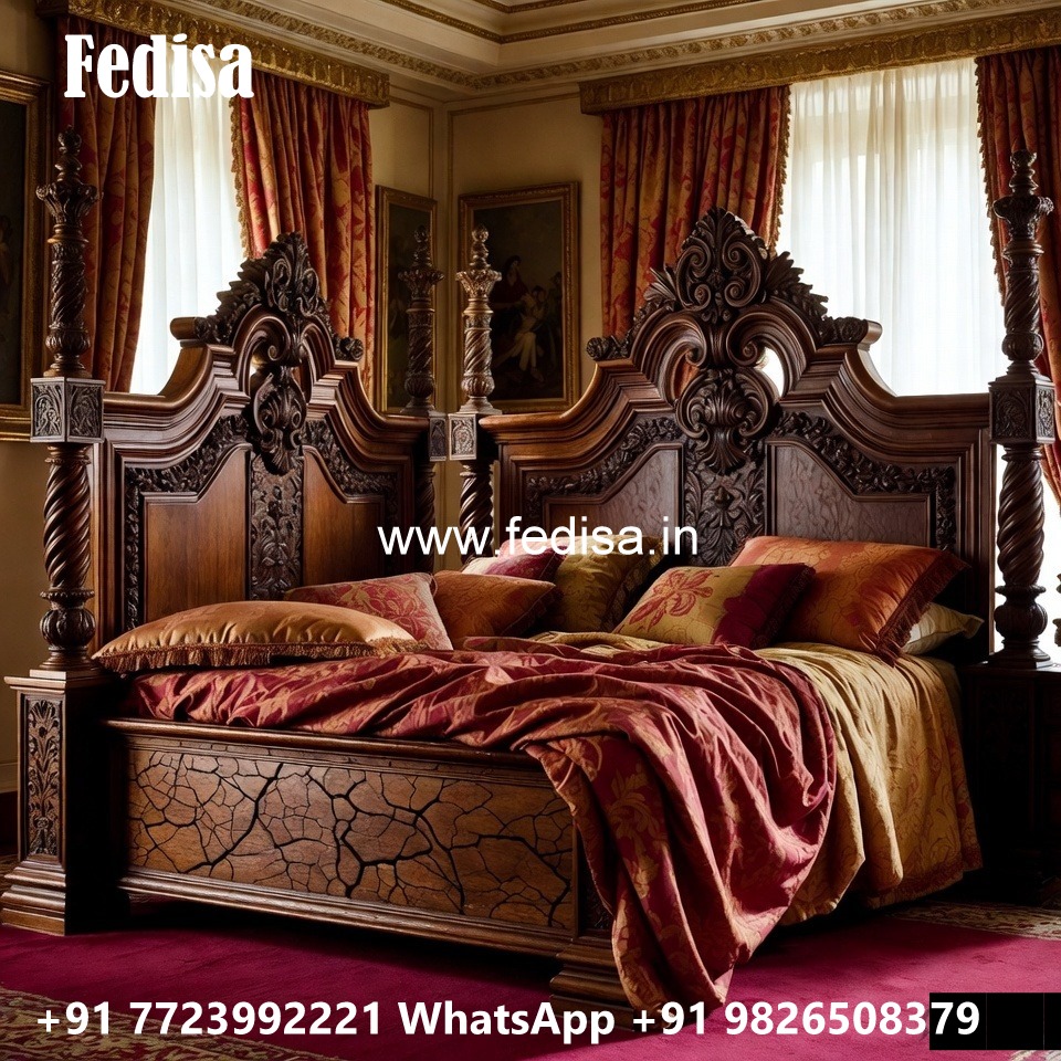 Classic Bed Design for Home Decor Lovers No-3158