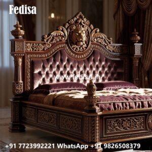 Creative Wooden Bed Classic Style No-3177