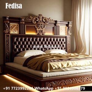 Premium Interior Bedroom Bed Design No-3182