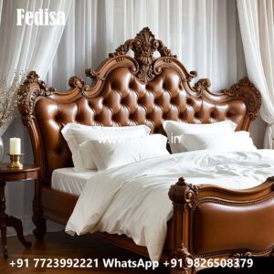 Vintage Wooden Bed Design Collection No-3188
