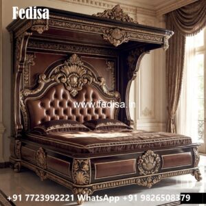 Stylish Royal Bedroom Wooden Furniture No-3225