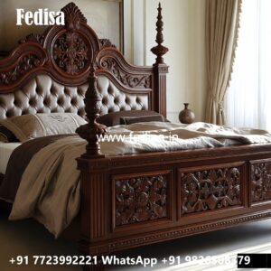 Rich Wooden Bedroom Bed Collection No-3228