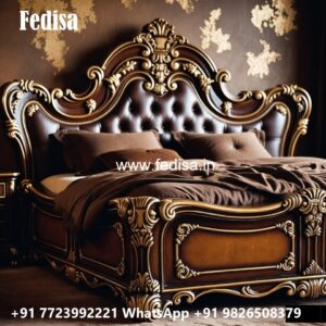 Premium Royal Wooden Bed Collection No-3239