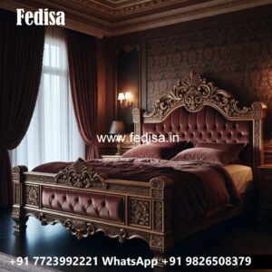 Rich Interior Bedroom Wooden Furniture No-3246