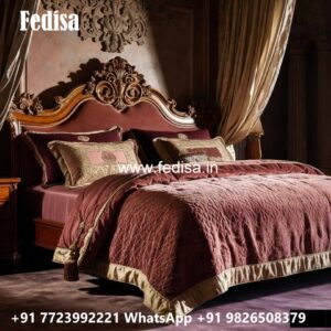 Beautiful Interior Wooden Bed Design No-3336