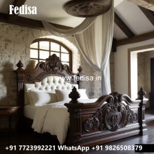 Stylish Classic Bed Design for Pinterest No-3369