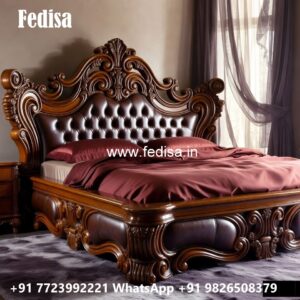 Wooden Luxury Bed Design for Luxury Interiors No-3420