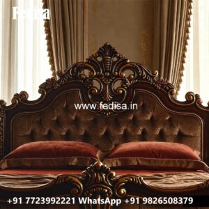 Stylish Wooden Luxury Bed Design Inspirations No-3433