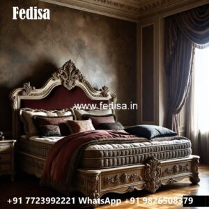 Elegant Luxury Bed Design with Modern Lines No-3462