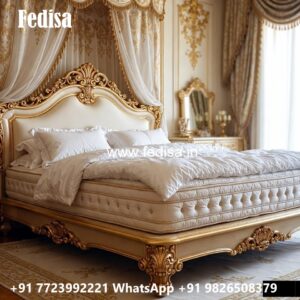 Luxury Bed Design with Contemporary Upholstered Style No-3491