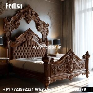 Luxury Bed Design with Artistic Modern Patterns No-3532