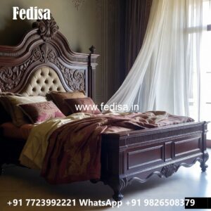 Luxury Bed Design with Stylish Artistic Beauty No-3564