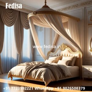 Premium Luxury Bed Design with Wooden Detailing No-3567