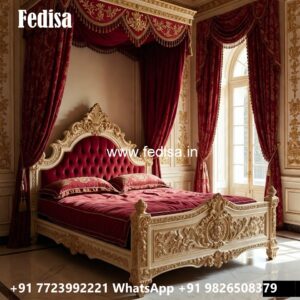Contemporary Luxury Bed Design with Stylish Details No-3573