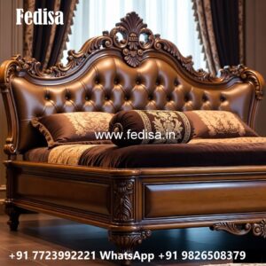 Premium Luxury Bed Design with Elegant Fabric Finish No-3589