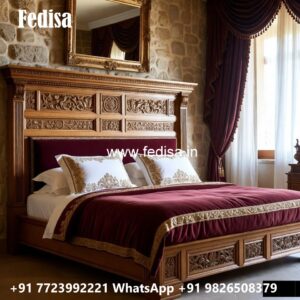 Luxury Bed Design with Premium Velvet Upholstery No-3601