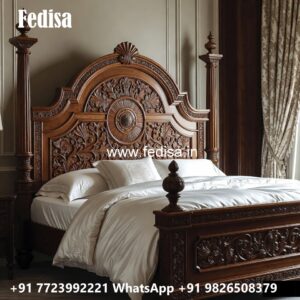 Luxury Bed Design with Contemporary Upholstered Elegance No-3642