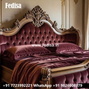 Stylish Luxury Bed Design with Artistic Modern Appeal No-3648