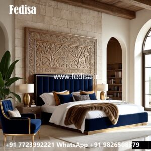 Contemporary Luxury Bed Design with Premium Details No-3659