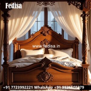 Luxury Bed Design with Elegant Soft Fabric Finish No-3669