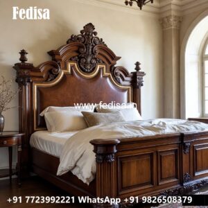 Premium Luxury Bed Design with Decorative Finish No-3677