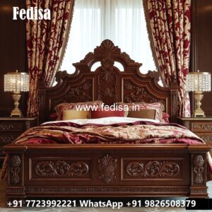 Elegant Luxury Bed Design with Decorative LED Features No-3682