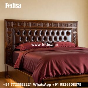 King Size Bed Design with Elegant Finish No-3703