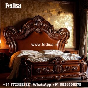 Modern Bed Design with LED Headboard No-3722