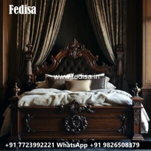 Elegant Classic Bed Design for Couples No-3762