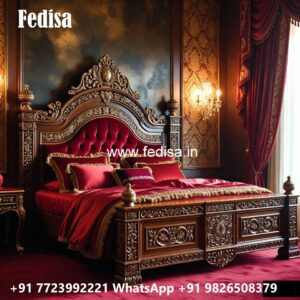 Royal Wooden Classic Bed Design Ideas No-3777