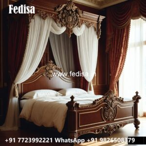 Classic Bed Design with Side Tables No-3786