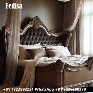 Bedroom Interior with Classic Bed Design No-3794