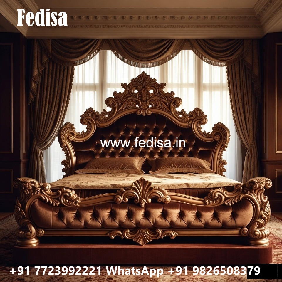 Comfortable Classic Bed Design Ideas No-3804