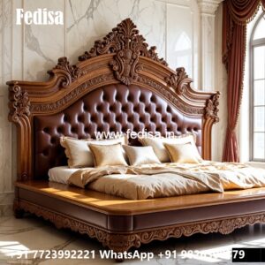 Indian Style Classic Bed Design No-3808