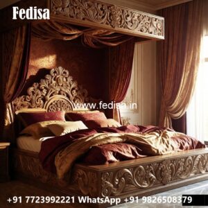 Antique Wooden Classic Bed Design No-3831