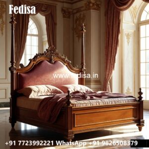 Classic Bed Design Pinterest Ideas No-3851