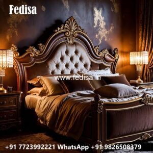 Modern Vintage Classic Bed Design No-3880