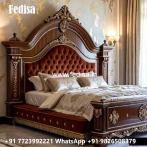 Beautiful Luxury Wooden Bed Design No-3917