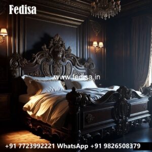 High End Wooden Classic Bed Design No-3918