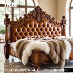 Modern Bedroom Royal Bed Design No-3941