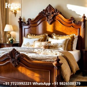 Master Bedroom Wooden Classic Bed No-3968