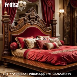 Royal Look Bedroom Bed Design No-3969