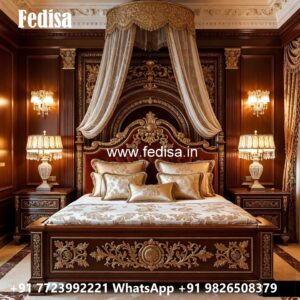 Wooden Bedroom Decor with Classic Bed No-3982