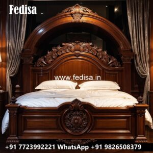 Luxury Classic Bed Design for Flats No-3998